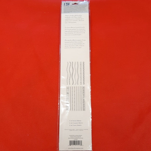 K&Company Itsy Bitsy Baby Girl Adhesive Borders - Picture 3 of 5